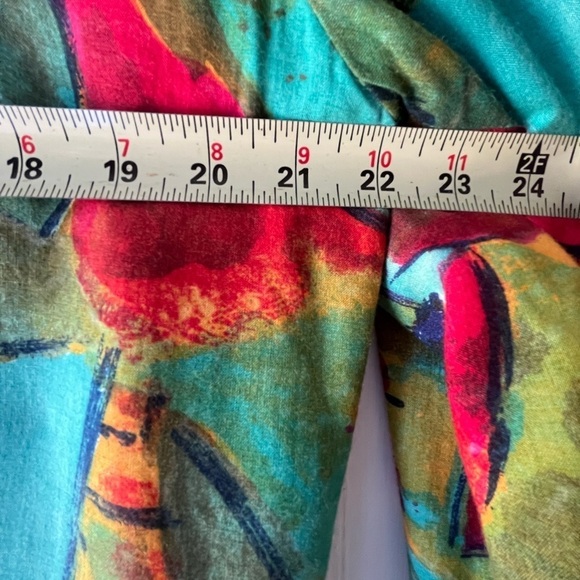 Vtg PAUL Et DUFFIER Womens M Blazer Jacket Artsy Abstract Colorful Boyfriend Cut - Picture 13 of 15